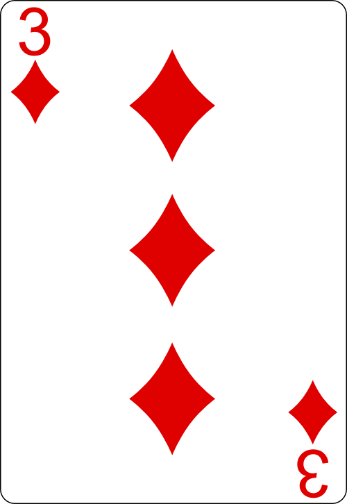 Three of Diamonds