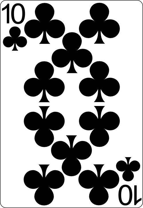 Ten of Clubs