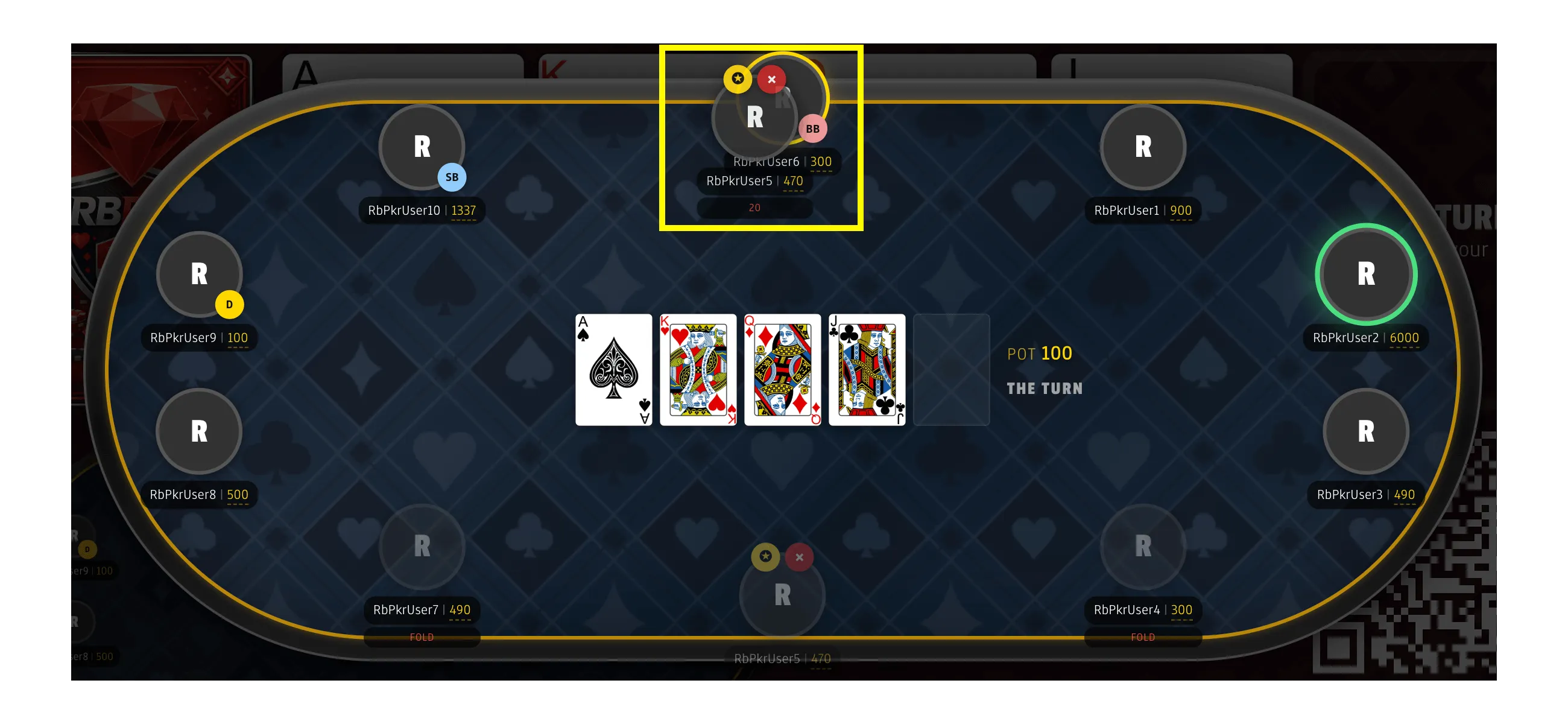 Player ordering controls