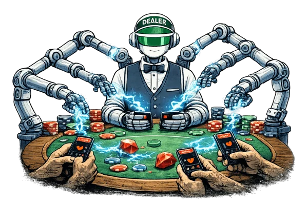 RbPkr Virtual Poker Dealer Visualization